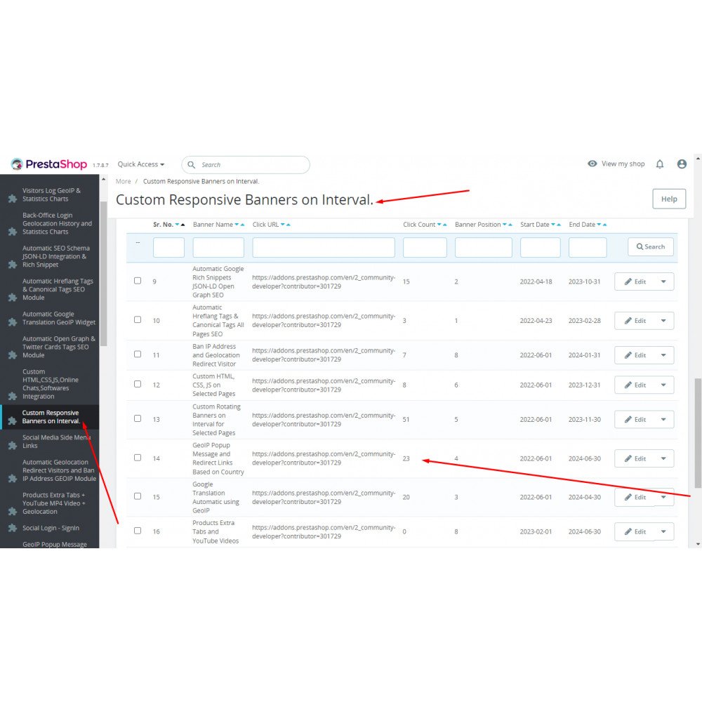 Magento Social Media Sidebar Menu - 1 Magento Social Media Sidebar Menu - 1